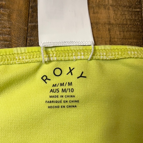 NWT Roxy Women’s Lime Green Swim Bottom SZ Medium - Picture 5 of 8